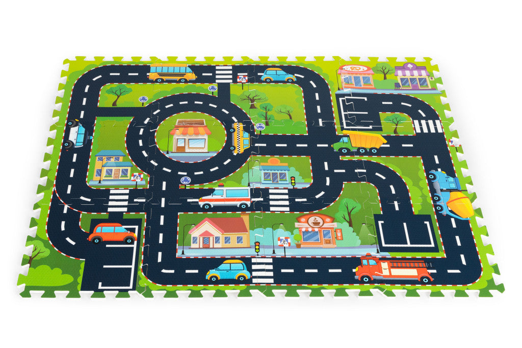 Habszivacs puzzle szőnyeg városi utcák Fő kép