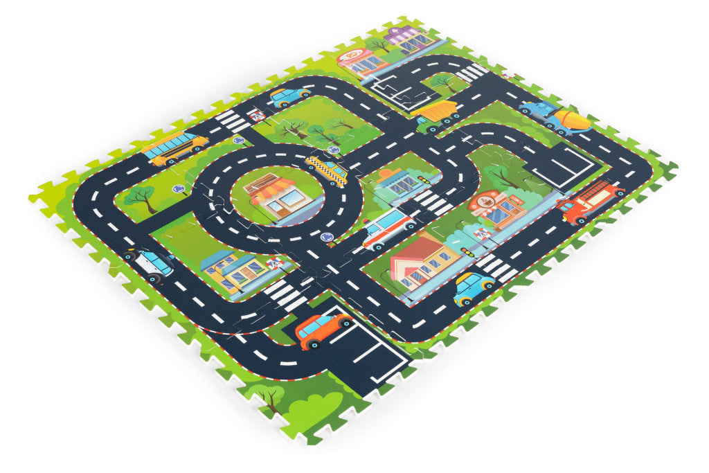 Habszivacs puzzle szőnyeg városi utcák Másodlagos kép