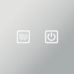Ava 60 tükör led világítással