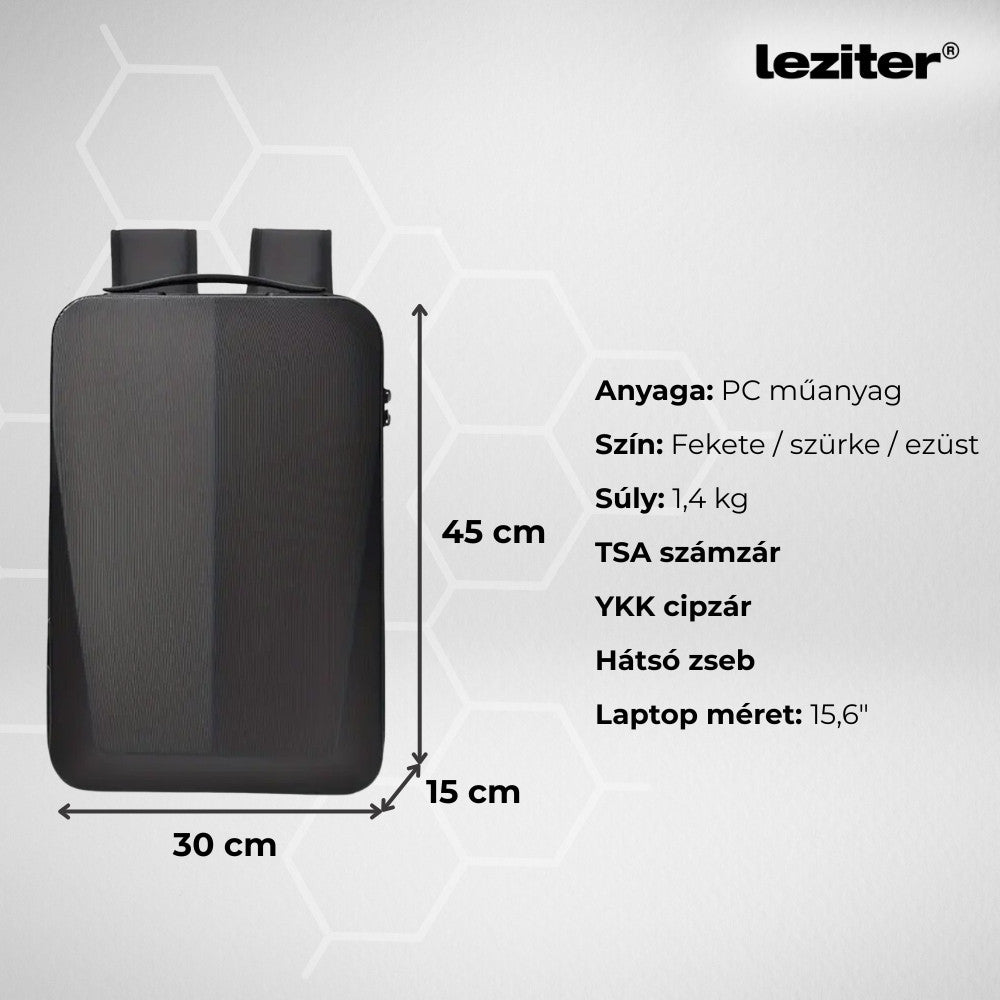 Axen merevített Usb-s laptop hátizsák