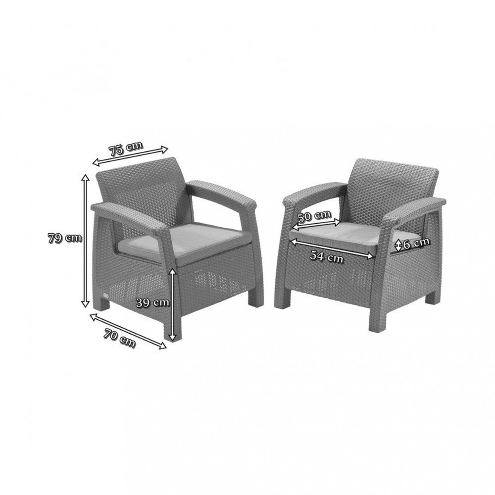 Corfu duo set fotelek Másodlagos kép