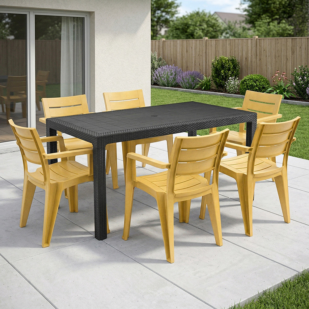 Set de mobilier de grădină Alison 6+1 Imagine secundară a produsului