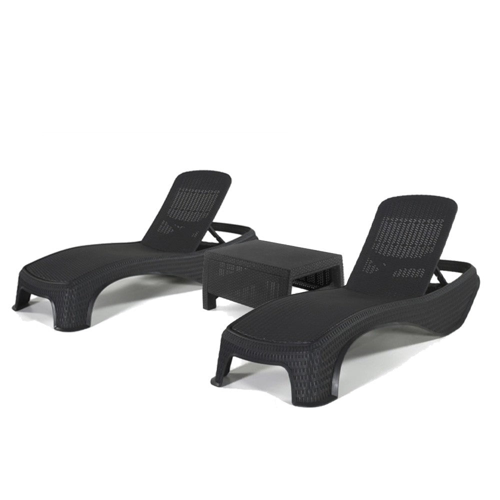 Set șezlonguri de grădină Atlantic Duo cu masă Corfu Imagine secundară a produsului