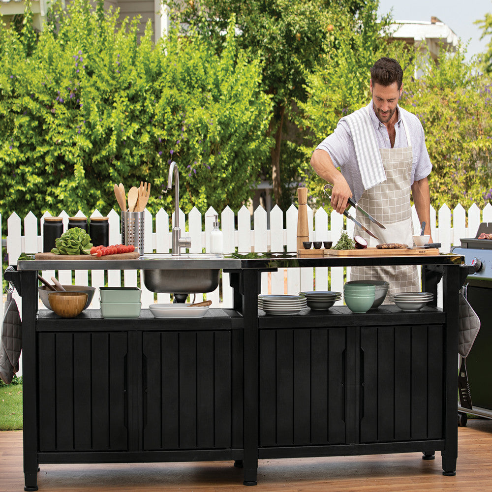Unity Chef műanyag kerti grill asztal