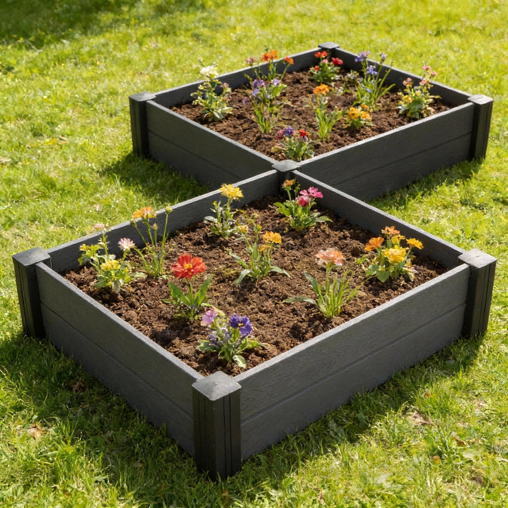 2 bucăți de jardiniere modulare Vista Imagine secundară a produsului