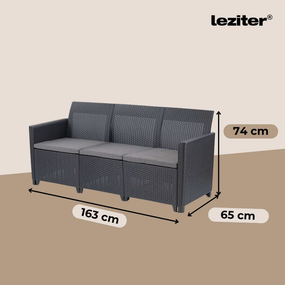 Set  mobilier de grădină Claire VI cu 7 locuri și masă Orlando Imagine secundară a produsului