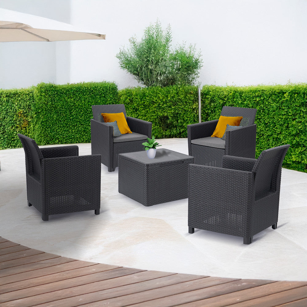 Set  mobilier de grădină Claire II cu 4 locuri Imagine secundară a produsului