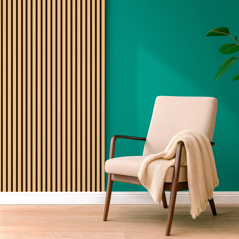 Akusztikus falpanel bambusz hatású 260x60x1,8 cm Másodlagos kép