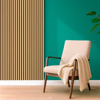Akusztikus falpanel bambusz hatású 260x60x1,8 cm