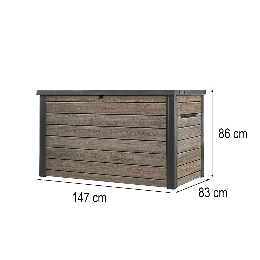 Decocoat műanyag kerti láda 870 L