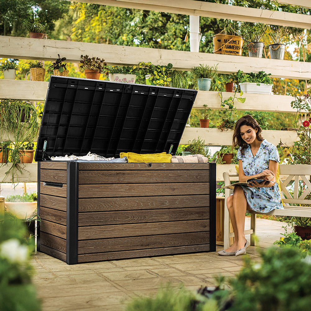 Decocoat műanyag kerti láda 870 L Másodlagos kép