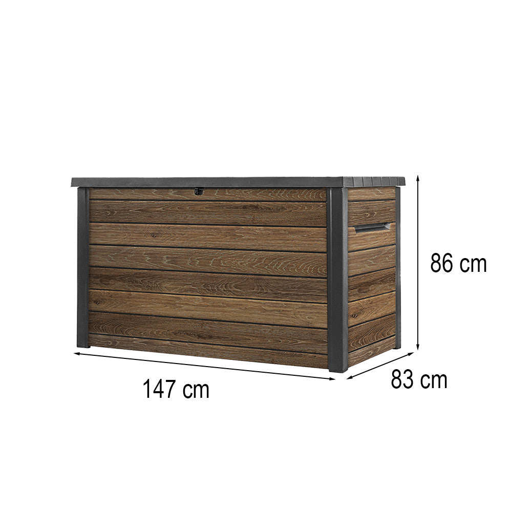Decocoat műanyag kerti láda 870 L