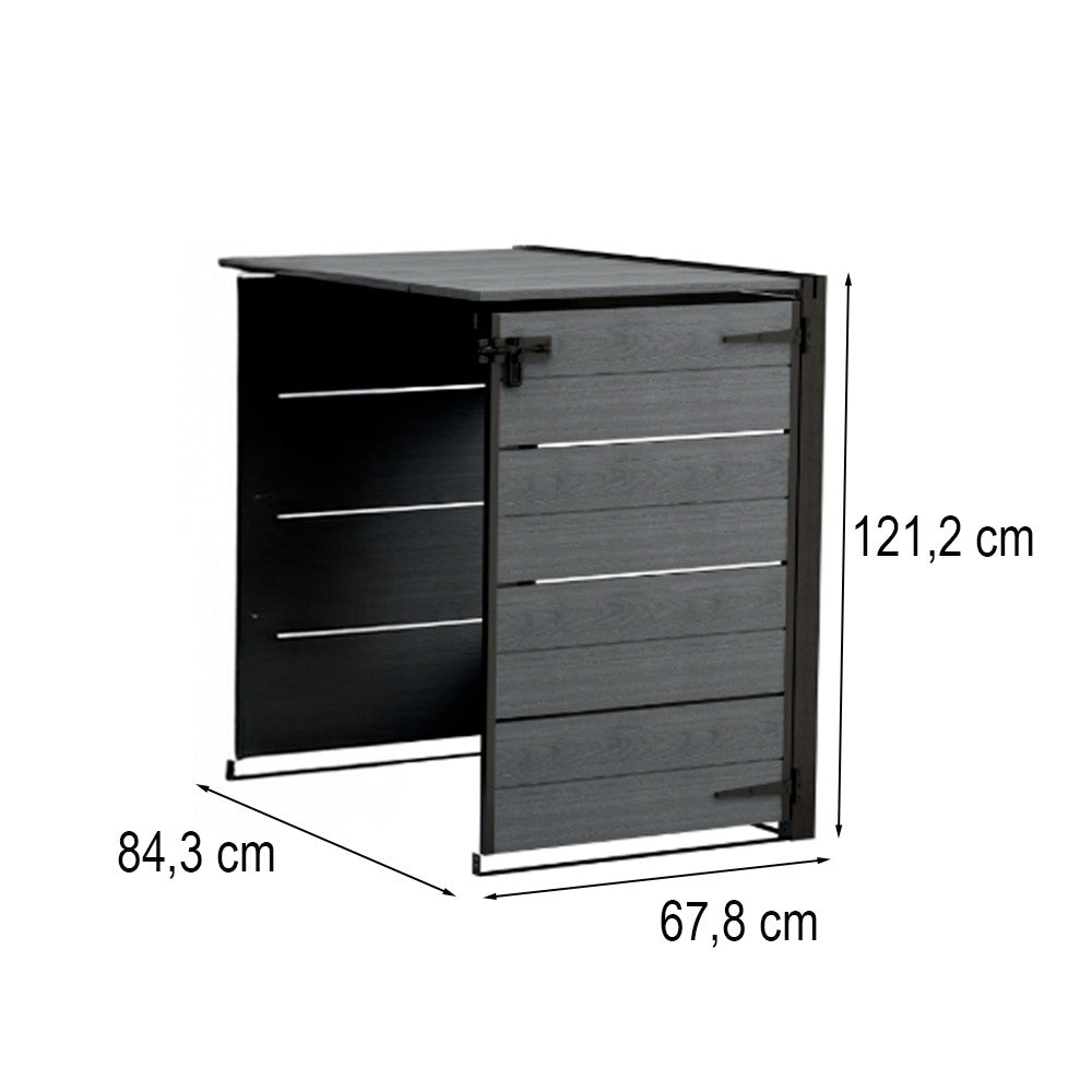Hide away kültéri szemetes tároló - kiegészító elem 240 L