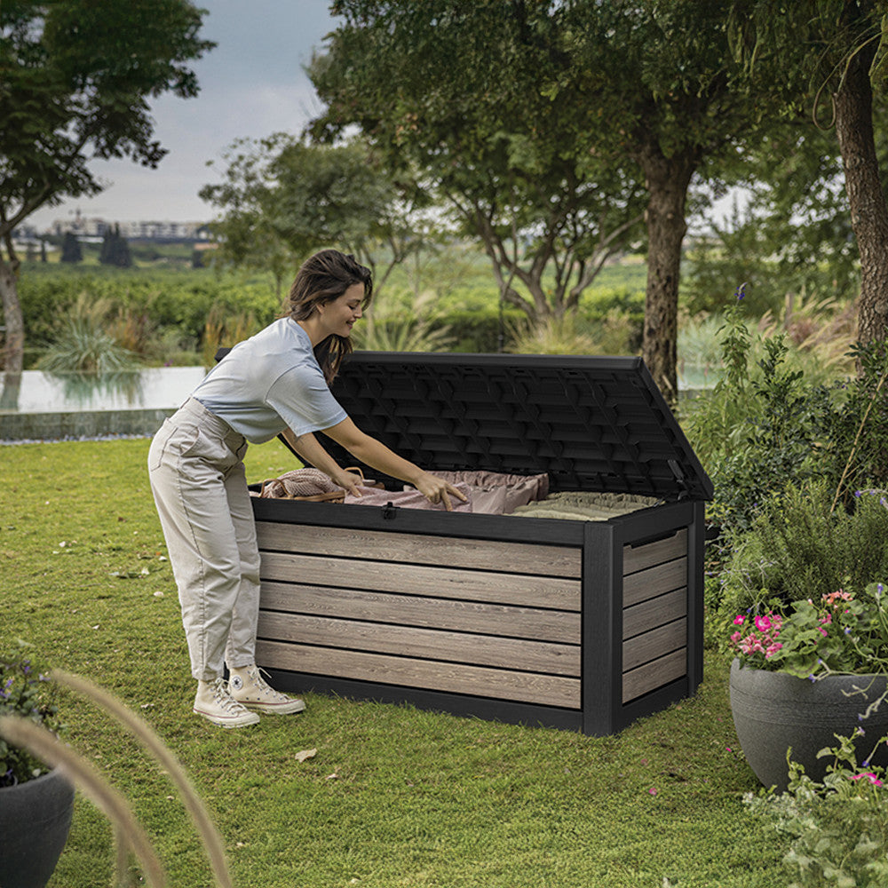 Ladă de grădină din plastic Decocoat 630 L Imagine secundară a produsului