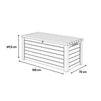 Decocoat műanyag kerti láda 630 l
