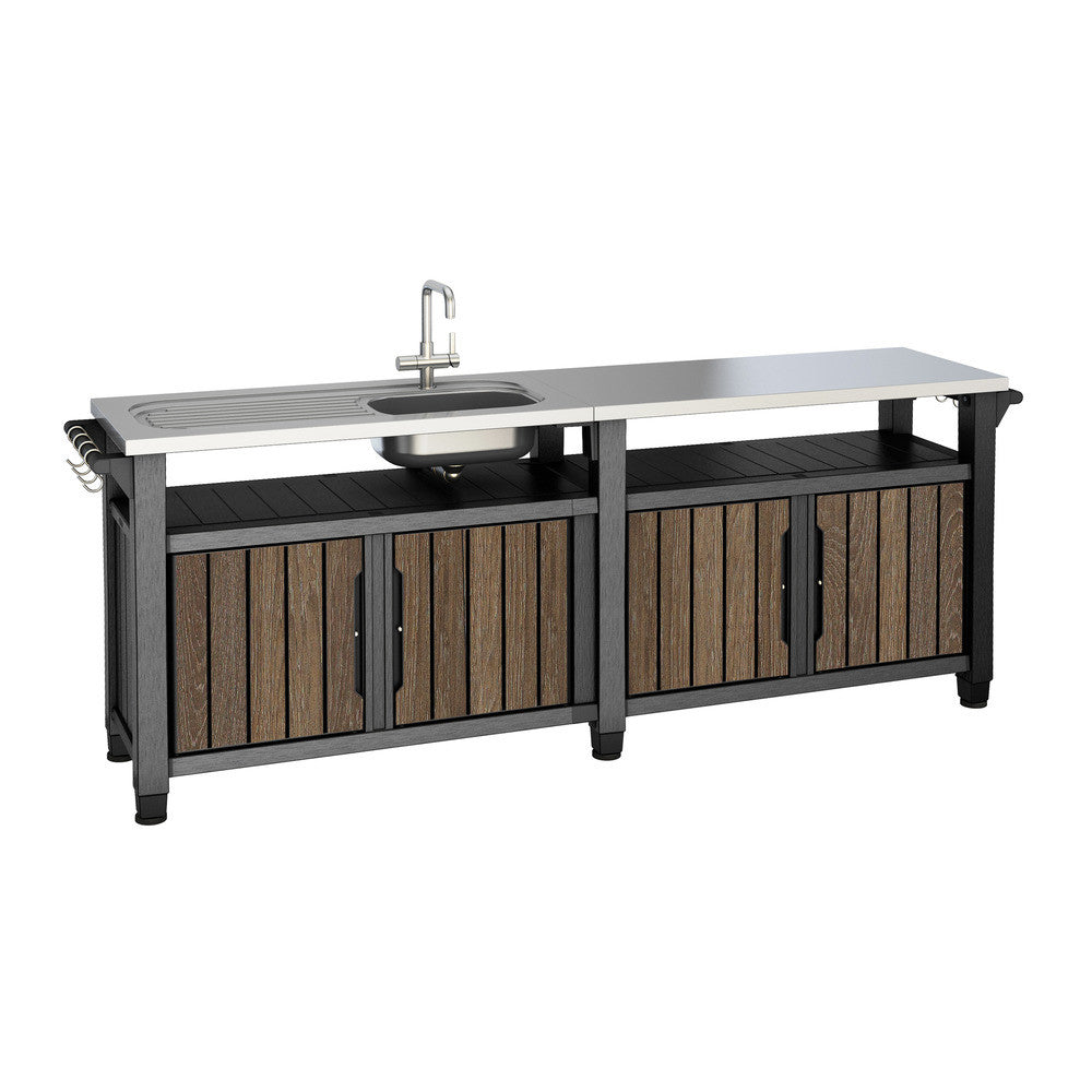 Decocoat unity chef műanyag kerti grill asztal 415l Fő kép