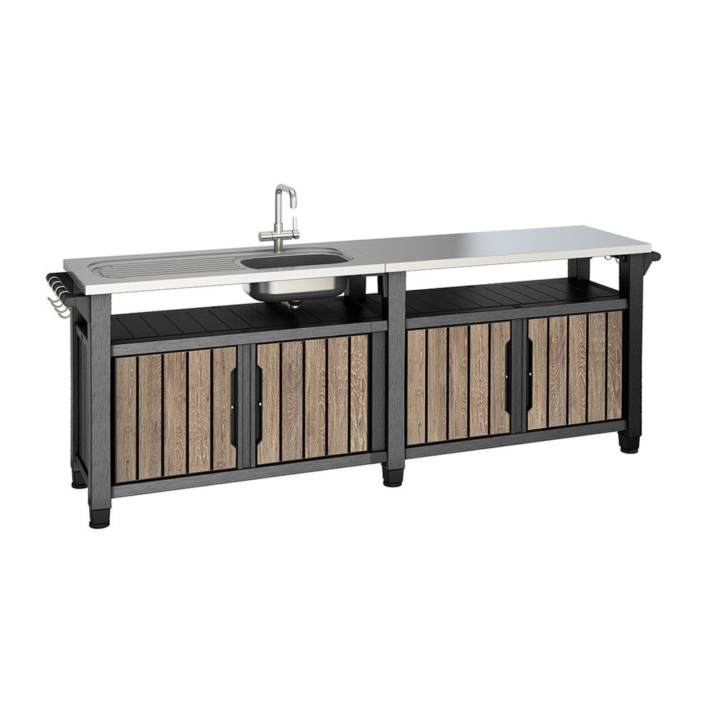 Decocoat unity chef műanyag kerti grill asztal 415l Fő kép