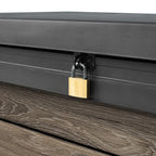 Decocoat műanyag kerti lád 380 l