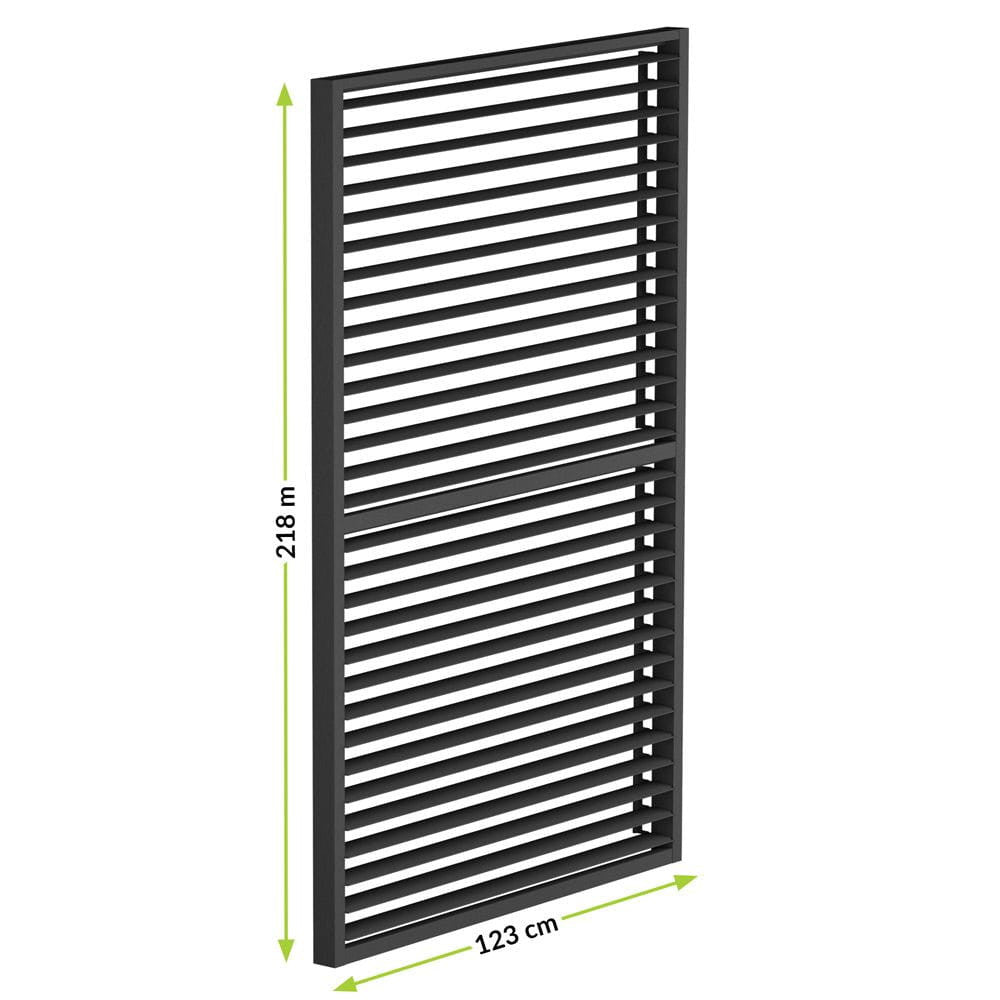 Kerti pavilon oldalpanel 123 × 218 cm-es méretábrával - Homelux, 5901738197381
