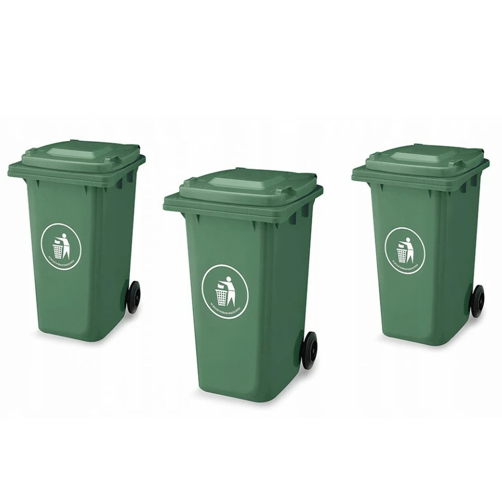 Container deșeuri 120L VERDE Imagine secundară a produsului