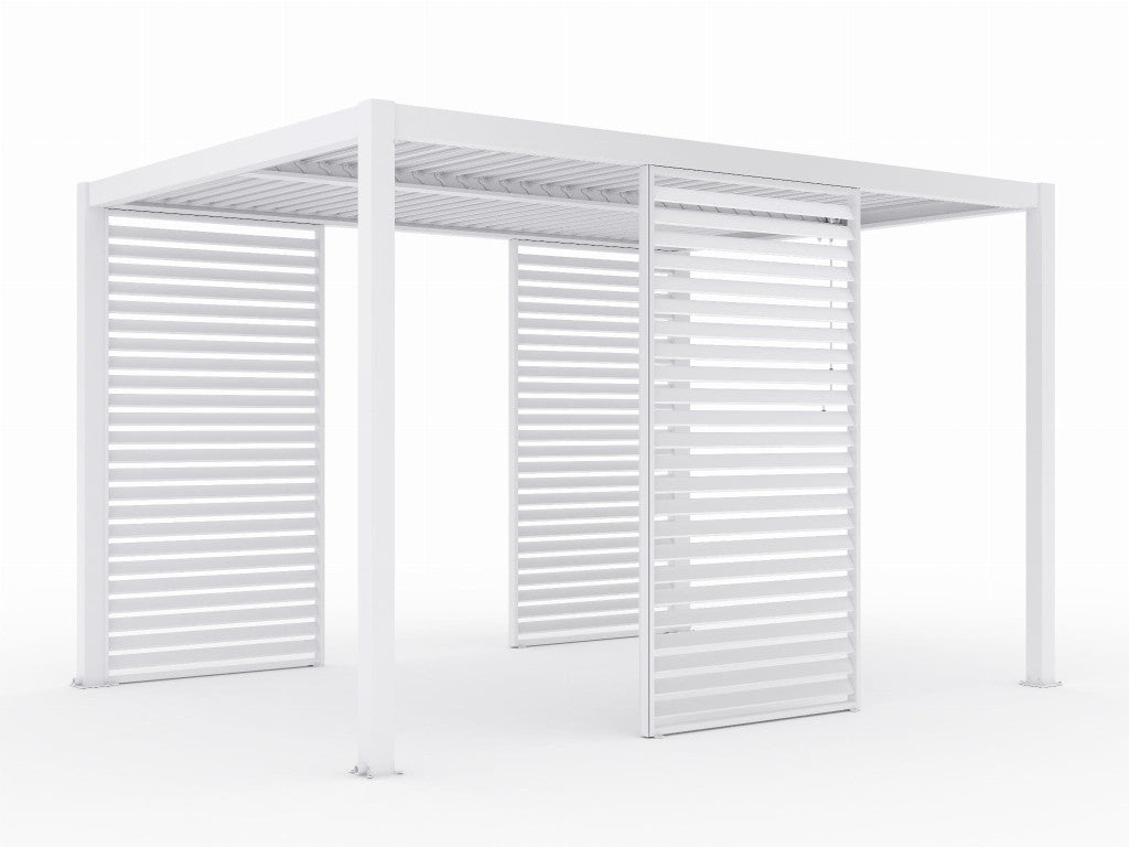 Kert Outlet pergolára szerelt lamellás oldalpanel nézete - Homelux, 5902659145109