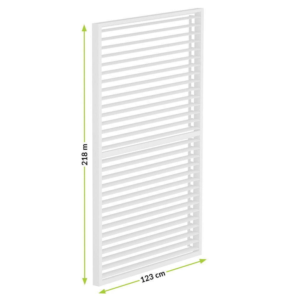 Kert Outlet lamellás oldalpanel méretábra 123 × 218 cm - Homelux, 5902659145109