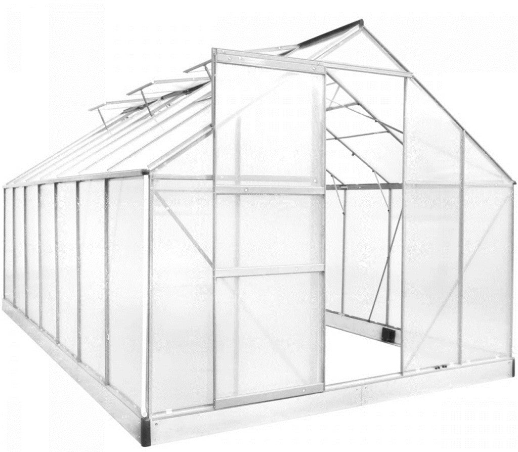 Seră din policarbonat 250 x 430 x 124/205 cm Imagine secundară a produsului