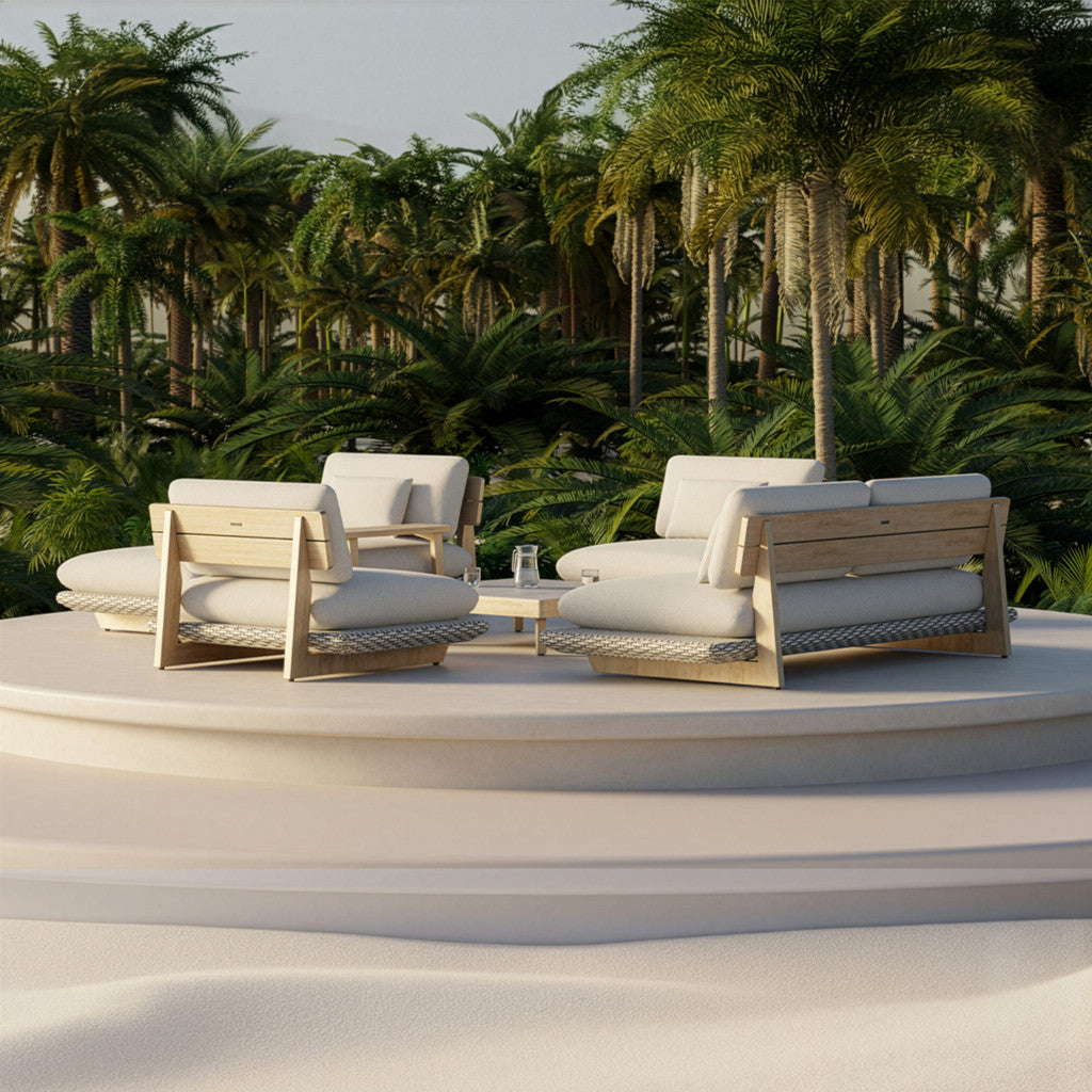 Set mobilier de grădină Tulum, set de 6 piese Imagine secundară a produsului