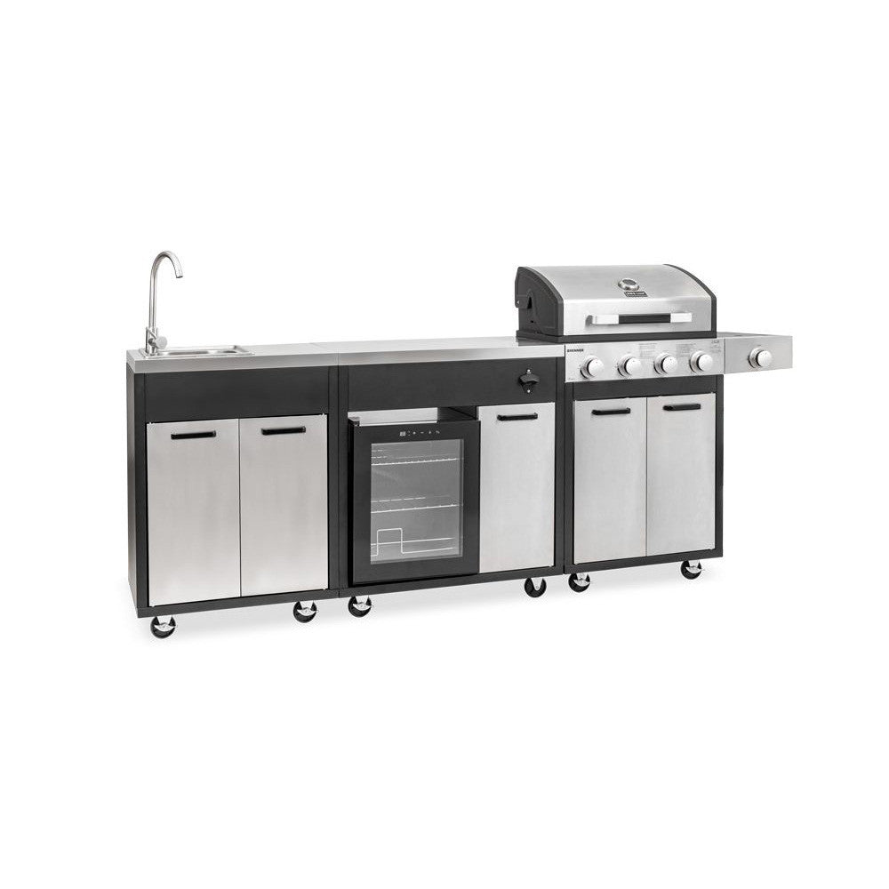 BR-K4PLUS komplett kerti grillpult 4+1 égős Fő kép