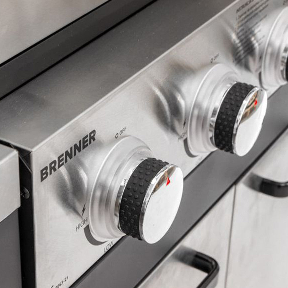 BR-K4PLUS komplett kerti grillpult 4+1 égős