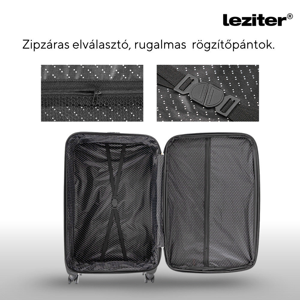TraveLux light közepes bőrönd puha 68x45x25 cm