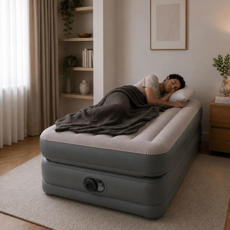 Intex 64162 egyszemélyes felfújható ágy beépített elektromos pumpával, 191 × 99 × 51 cm Másodlagos kép