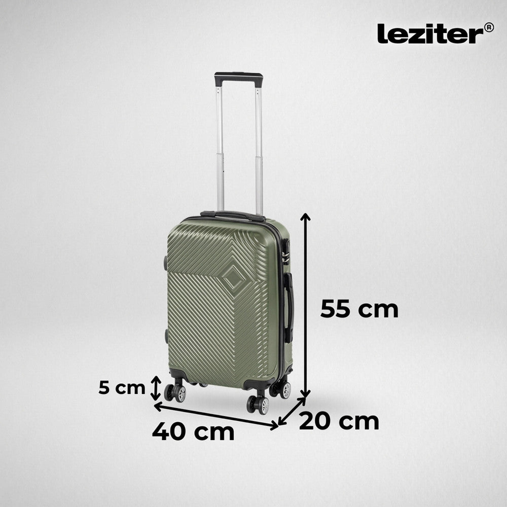 TraveLux Pro kabinbőrönd keményfedeles levehető kerékkel 50x40x20 cm