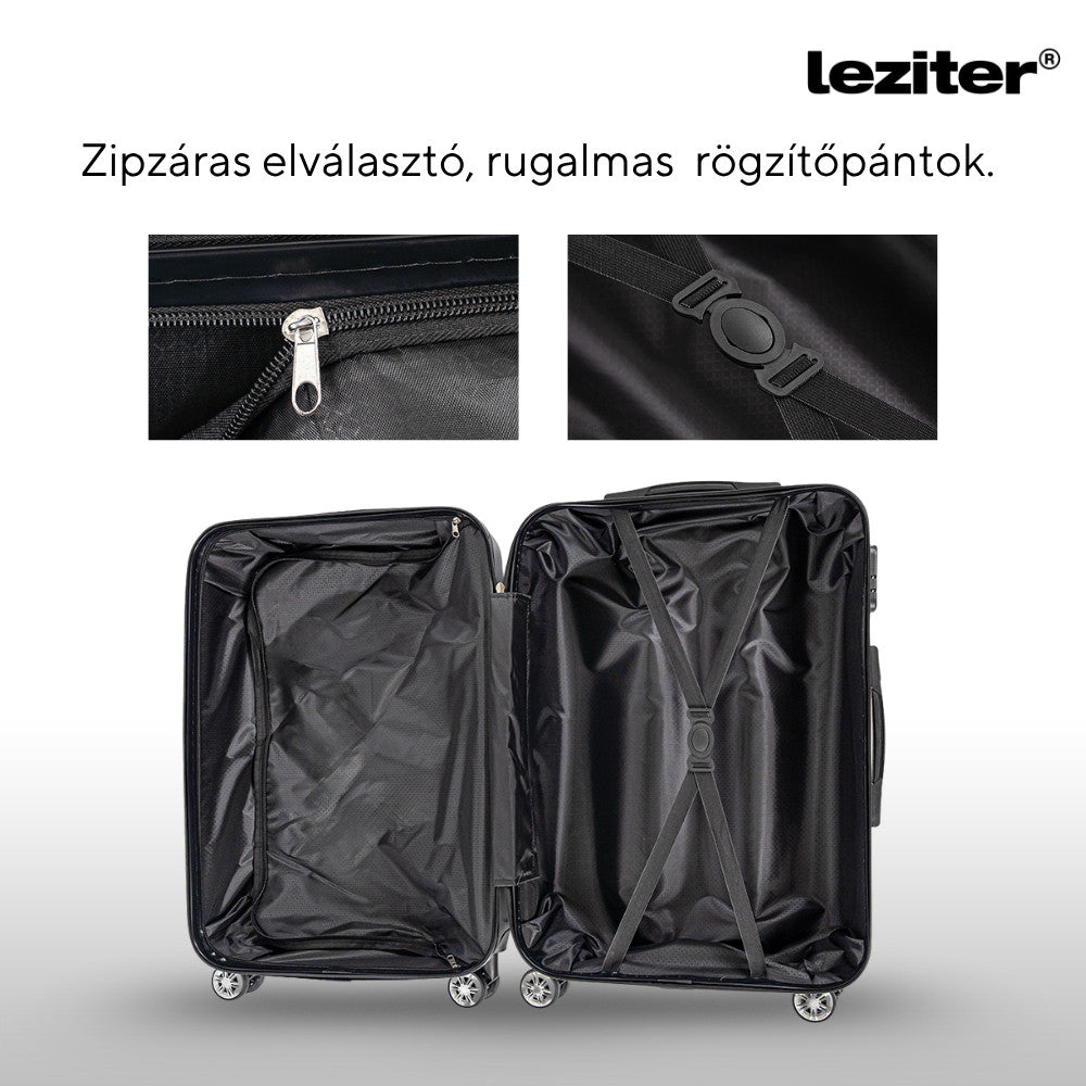 TraveLux Pro kabinbőrönd keményfedeles levehető kerékkel 50x40x20 cm