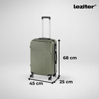 TraveLux Pro közepes bőrönd keményfedeles 68x45x25 cm