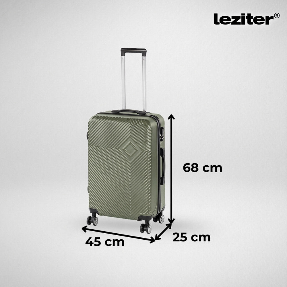 TraveLux Pro közepes bőrönd keményfedeles 68x45x25 cm