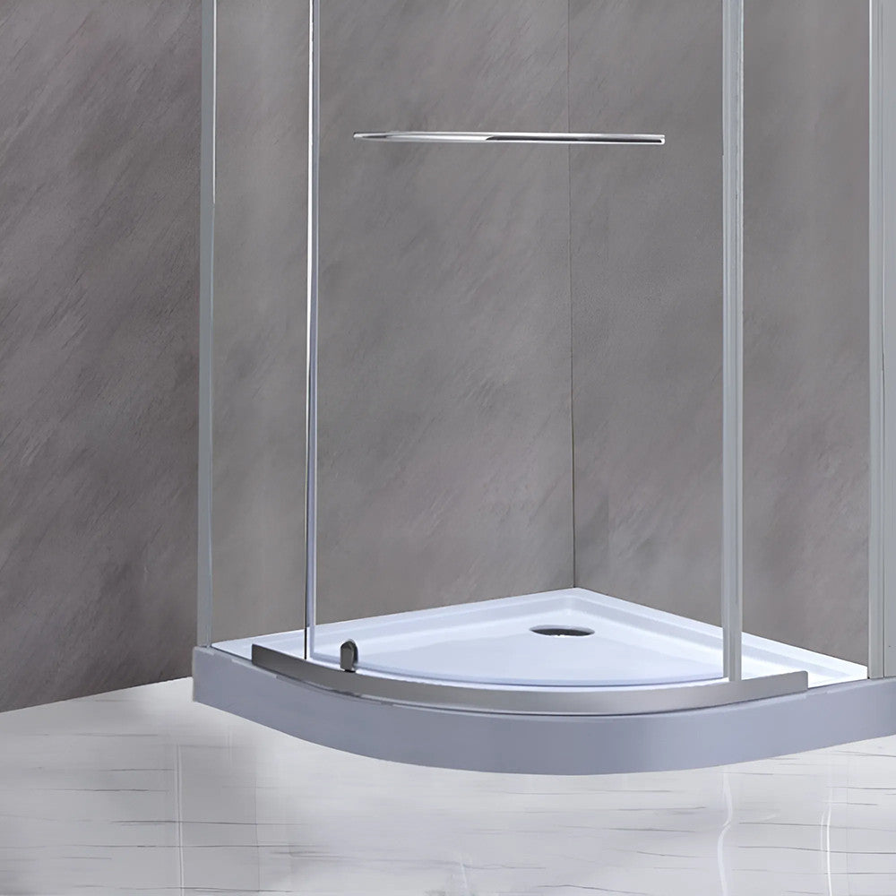 Cădiță de duș acrilică curbată Klonberg 90x90 90x90 cm Imagine secundară a produsului