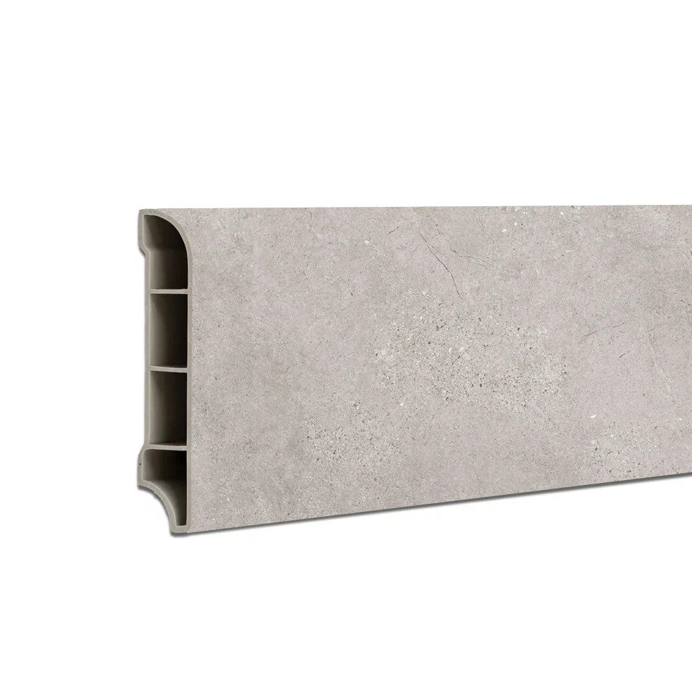 Vinyl SPC padlószegély Aurora fagyos mészkő 2400x60x12 mm Fő kép
