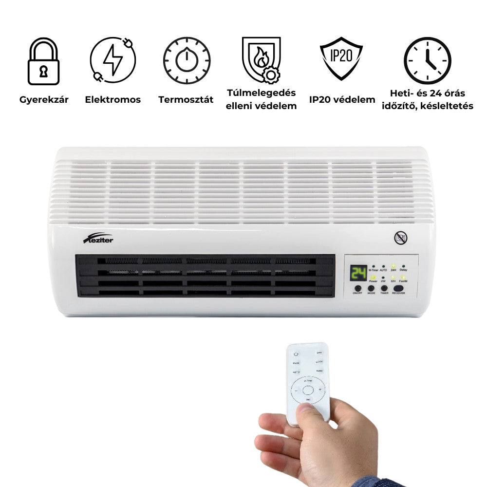 Thira elektromos fali fűtőtest 1000W/2000W Fő kép