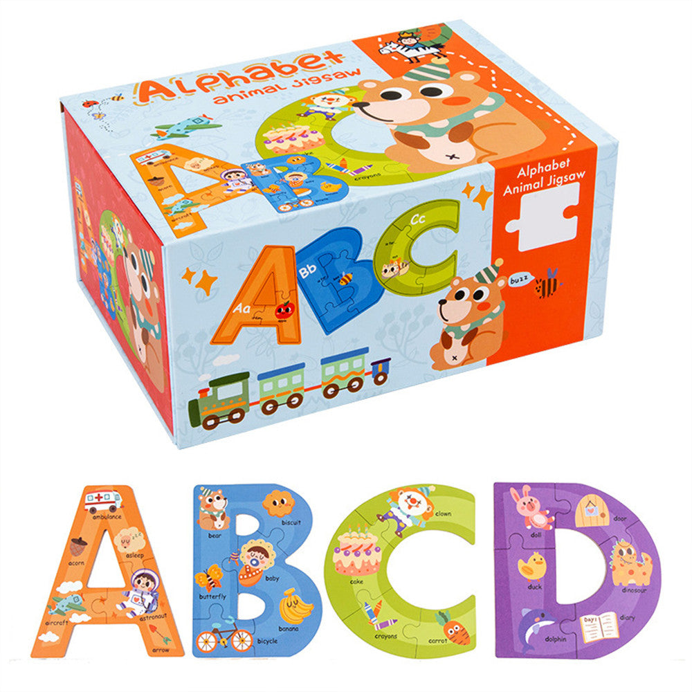 Fa ábécé puzzle angol szavakkal Fő kép