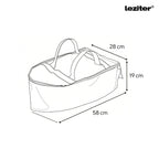 Etetőhajó táska C,X,Z,V modellekhez 58x28x19 cm fekete