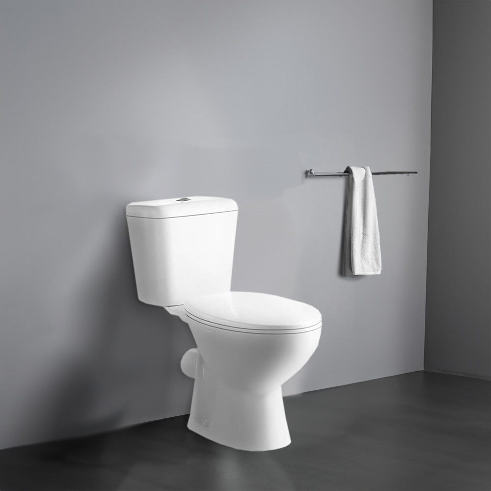 Cleano monoblokkos WC hátsó kifolyással ülőkével Másodlagos kép