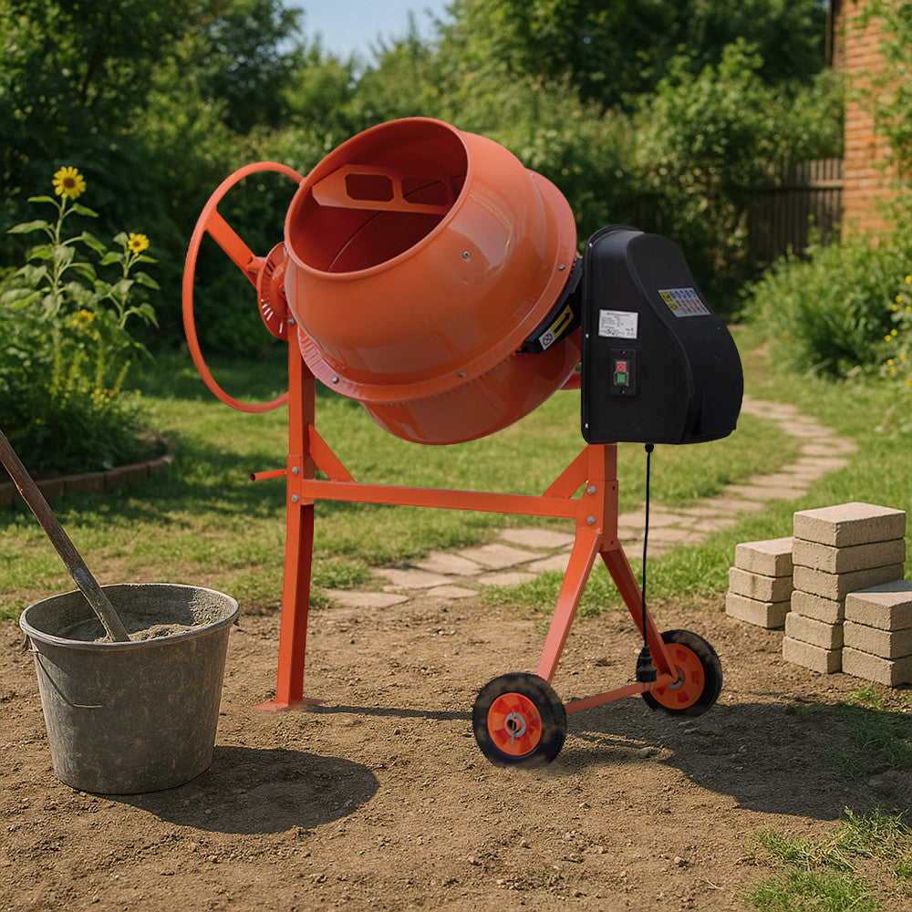 Mixer 120 betonkeverő 220V 450W 120 l Másodlagos kép