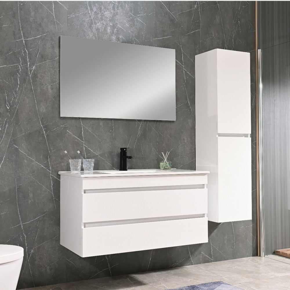 Masca chiuveta baie Cube 100 cu lavoar Imagine secundară a produsului