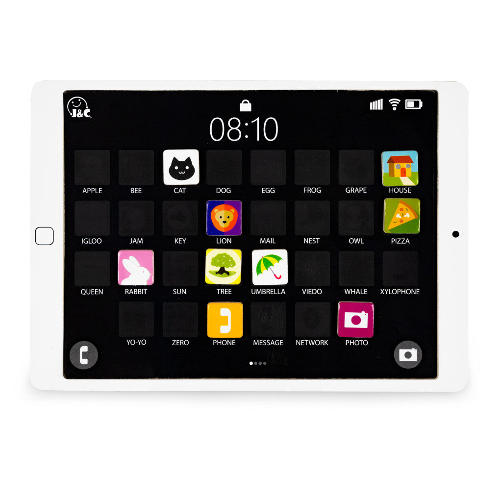 Mágneses fa tablet számokkal