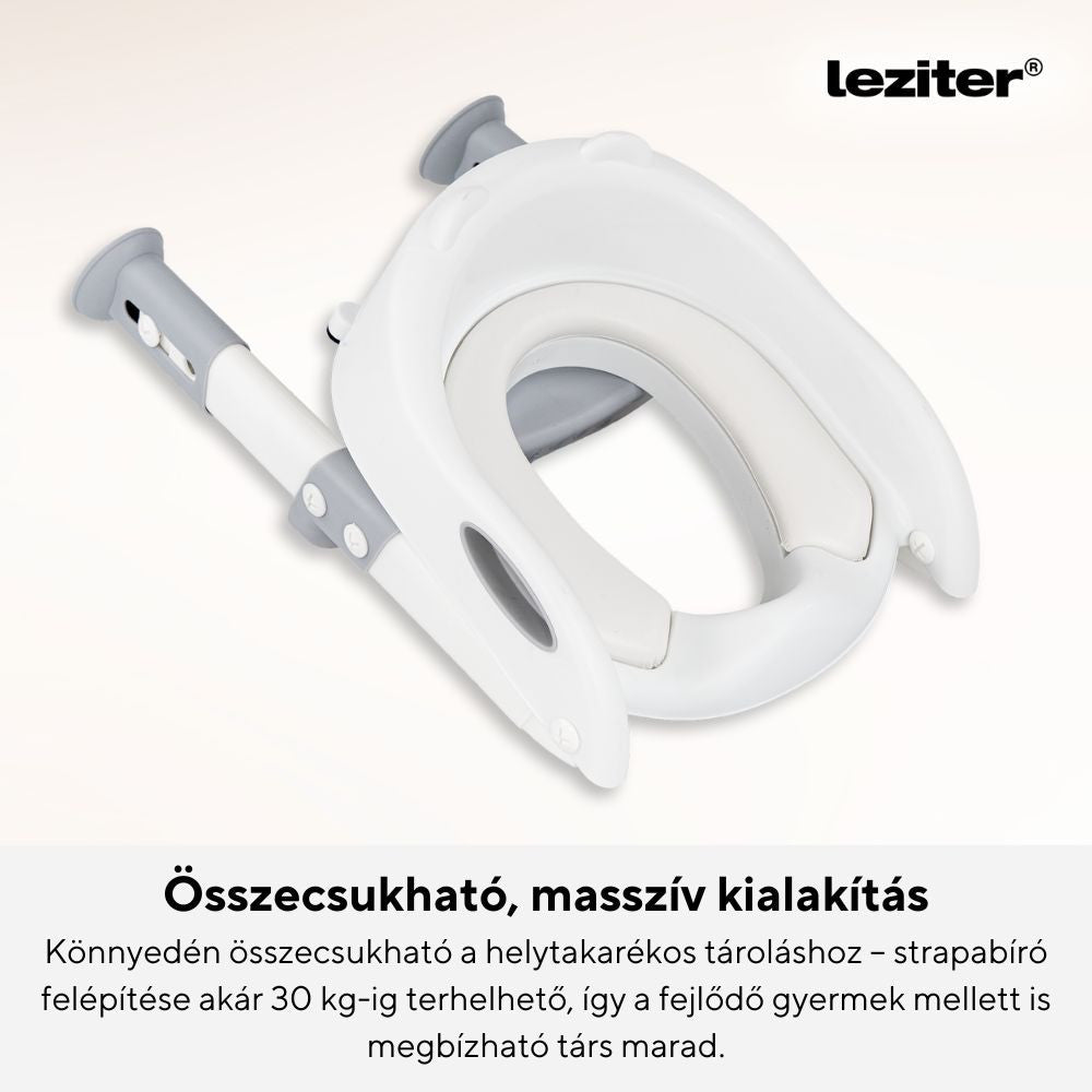 Lépcsős WC szűkítő szürke