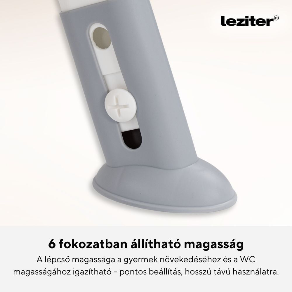 Lépcsős WC szűkítő szürke