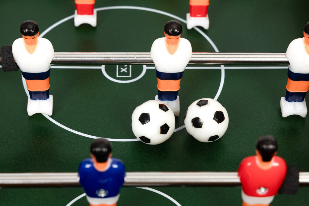 Mini csocsó gyerekeknek két labdával és útmutatókkal