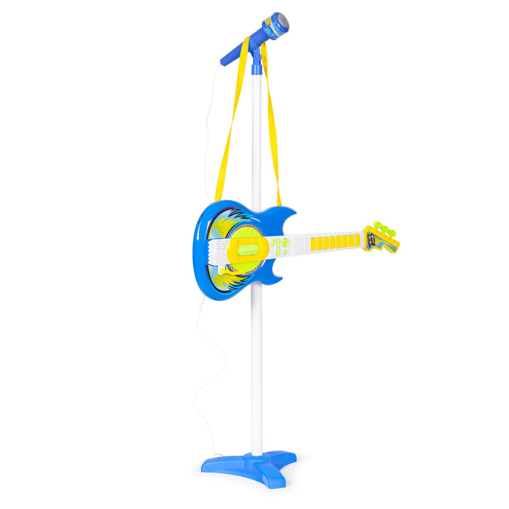 Elektromos gitár mikrofon állvány gyerekeknek mp3 kék