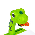 Dinoszaurusz rajztábla projektor 12 filctoll 24 minta zöld